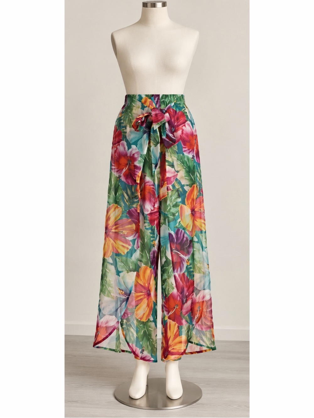 NWT Show Me Your Mumu x Barbie Tropical Print The Beach Pants XS NEW